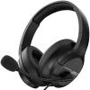 Gaming Headset for Xbox One, PS5, PS4, PC, Sega Game Gear and Other Devices with 3.5mm Audio Jack, Plug and Play, Gaming Headphones for Nintendo Switch with Clear Mic, Folding Design for Kids (Black) view 1