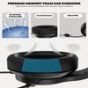 Gaming Headset for Xbox One, PS5, PS4, PC, Sega Game Gear and Other Devices with 3.5mm Audio Jack, Plug and Play, Gaming Headphones for Nintendo Switch with Clear Mic, Folding Design for Kids (Black) view 2