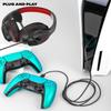 Gaming Headset for Xbox One, PS5, PS4, PC, Sega Game Gear and Other Devices with 3.5mm Audio Jack, Plug and Play, Gaming Headphones for Nintendo Switch with Clear Mic, Folding Design for Kids (Red) view 3