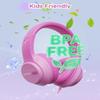 awatrue Kids Headphones, 74/85/94dB Volume Limiter, Foldable Wired Over Ear Headphones for Travel, 3.5mm Jack, Toddler Headphones for School, Chromebook, iPad, Tablet, Pink view 4