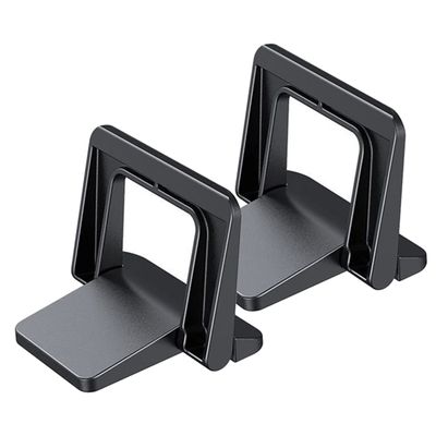 POPETPOP 1pair Ergonomic Laptop Riser Stand for Tabletop Height Material Airflow Supports up for Comfortable Workstation Setup