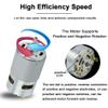 RYEAZIQI DC Motor 24V 6000-12000RPM High Speed Large Torque RS795 Micro Motor for DIY Toys Small Power Tools Double Ball Bearing(10000 RPM) view 3