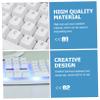 ARTIBETTER 1set Wired USB Gaming Keyboard Mouse Set Luminous Keys and Mechanical Feel Design for Gamers and Typists White Ergonomic Layout view 3