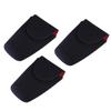 ARTIBETTER 3pcs Thick Neoprene Lens Bag Camera Lens Storage Pouches Organiser for Dslr Shockproof Red Black view 1