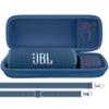 Aenllosi for JBL Flip 7/ Flip 6/ Flip 5 Protable Bluetooth Speaker Hard Case with Adjustable Shoulder Strap, Blue (Case Only) view 1