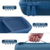 Aenllosi for JBL Flip 7/ Flip 6/ Flip 5 Protable Bluetooth Speaker Hard Case with Adjustable Shoulder Strap, Blue (Case Only) view 2