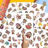 100pcs Monkey Stickers - Cartoon Animals Sticker Waterproof Decals for Water Bottles Laptop Luggage Computer Scrapbooking Teens Adults Girls Funny Party Birthday Decorations view 3