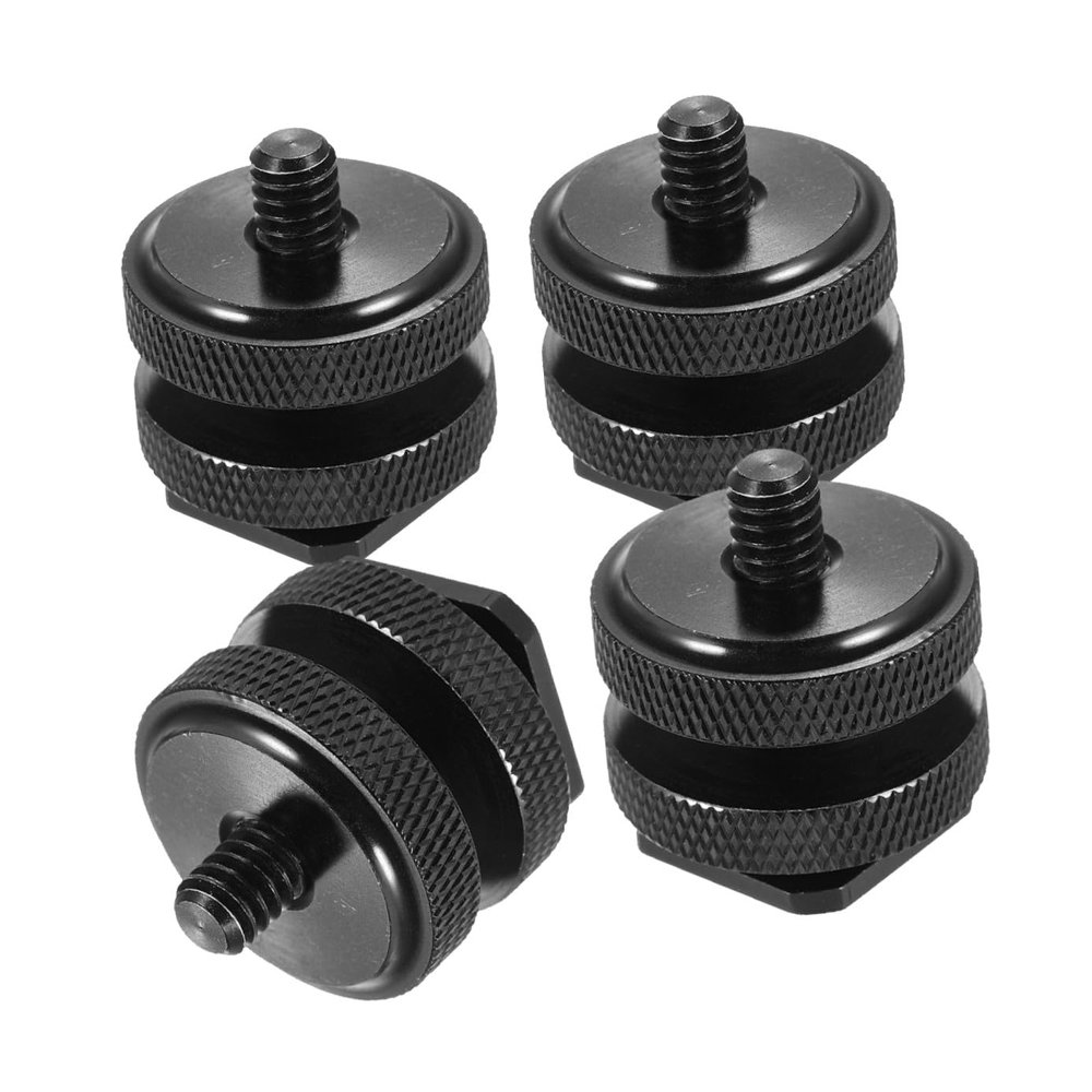 ARTIBETTER 4pcs Camera Mount Screw Hot Shoe Mount for DSLR Digital Camera Camcorder Easy to Install