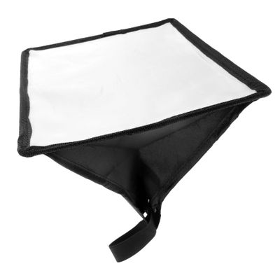ARTIBETTER Portable Camera Flash Diffuser Softbox Flash Diffuser Reflector Fill Light for Video Recording