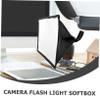 ARTIBETTER Portable Camera Flash Diffuser Softbox Flash Diffuser Reflector Fill Light for Video Recording view 4