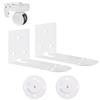 2 Pack Metal Wall Mount for Kasa Indoor Pan/Tilt Camera EC70 EC71 KC410S and Tapo C210 C200 C220, Upright or UpsideDown Install, 360 Degree Adjustable Viewing, RustProof Steel view 1