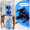 ZDMEI Wire Spool Rack,Multi-Axle Reel Dispenser with 2 Moving Pulleys,Heavy Duty Reel Display Stand for Cable Pullers and Tube Reels Cable Pulling Tools(Blue,38x63x96cm) view 4