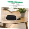 ARTIBETTER 2pcs Tech Organizer Pouch Cable Storage Organizer Zipper Storage Bag for Electronics view 4
