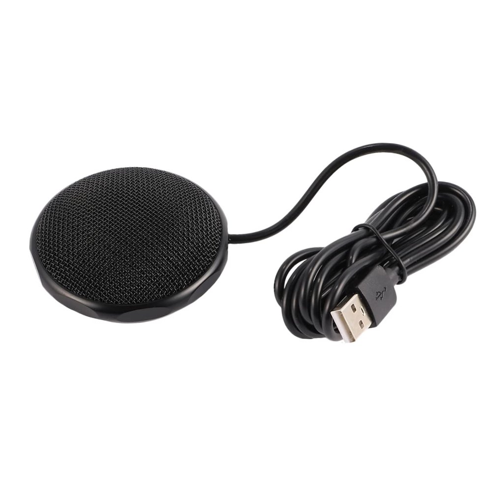 Holibanna 360 Conference Microphone Omnidirectional Mic for Meetings Compatible with for Business Conferences and Video Chats