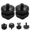 ARTIBETTER 3 PCS Hot Shoe Mount 1/4 inch Double Layer Adapter for DSLR Camera and Light Stand Metal Tripod Screw for Photography and Videography view 3