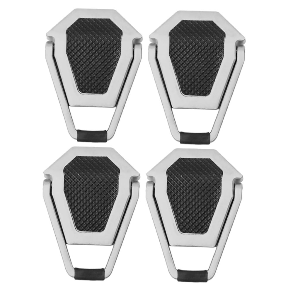 ARTIBETTER 4pcs Foldable Laptop Stand Portable Notebook Holder Mini Riser Stand Self-Adhesive Cooling Pad Keyboard Elevator for Desk