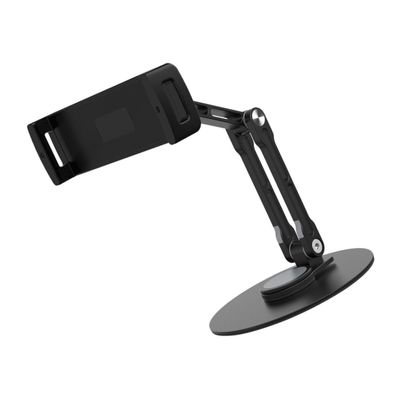 ARTIBETTER Foldable Adjustable Tablet Stand for Desk Stable Holder for Easy Viewing and Use Compatible All Tablets for Gaming Video Calls Reading and More