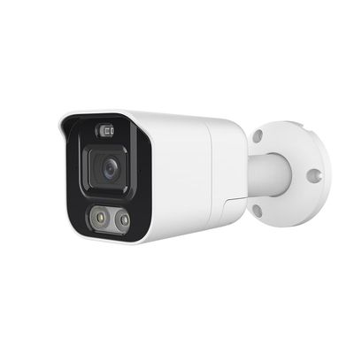 8MP PoE IP Bullet Security Outdoor Indoor, AI Human Motion Detection, Smart Color Night Vision, Built in Mic, Waterproof IP66, 2.8mm Wide Angle Lens, 24/7 Recording, NDAA Compliant