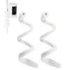 2 Pack Flexible Twist Mount for Ring Stick Up Cam, Ring Indoor Cam(1st Gen), Arlo Pro & Ultra, No-Drill Gooseneck Mount Bracket for Railings, Trees, Fences Weatherproof, Tool-Free Installation view 1