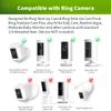 2 Pack Flexible Twist Mount for Ring Stick Up Cam, Ring Indoor Cam(1st Gen), Arlo Pro & Ultra, No-Drill Gooseneck Mount Bracket for Railings, Trees, Fences Weatherproof, Tool-Free Installation view 3