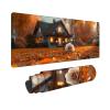 Large Gaming Mouse Pad 36 x 12 in, Yellow Mouse Mat Flower Desk Mat with Stitched Edges, Waterproof Soft Extended Desk Pad with Non-Slip Rubber Base, Pc Accessories for Game Office Decor Gifts 13-7o view 2
