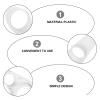 ABOOFAN 3pairs Car Speaker Spacer Bracket Plastic Washer for Easy Installation Car Fit for Vehicles view 4