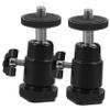 balacoo 10pcs Aluminium Alloy Tripod Mount for Cameras Rotatable Light Stand Adapter Photography Equipment Positioning and Flexible Use view 4