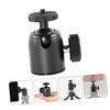 balacoo 1set Thread Metal Mini Tripod for Camera Rotating Mount Lightweight and Adapter for Projector and Live Streaming view 4