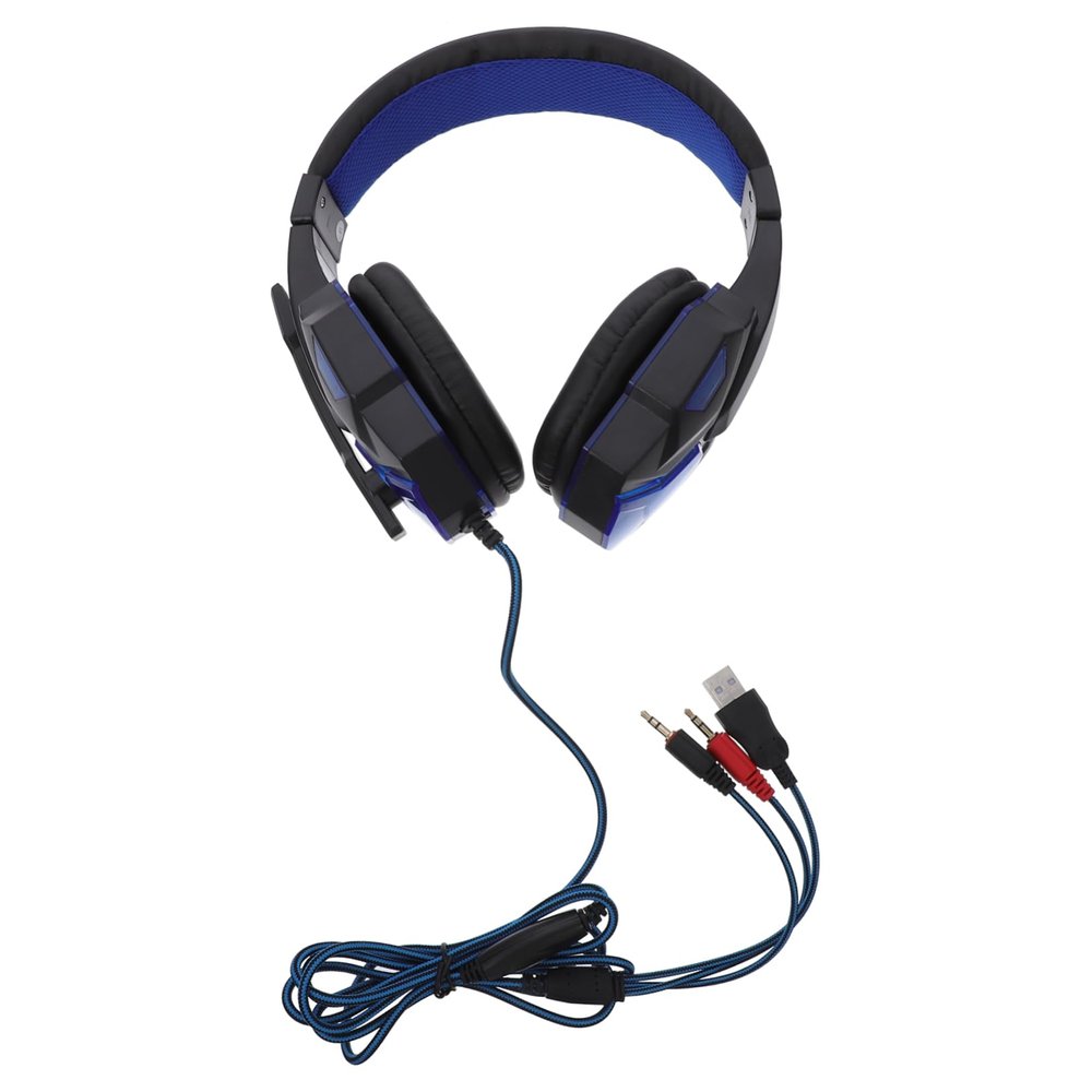 ARTIBETTER Gaming Headphones Headset Led Earmuffs Long Flexible Microphone for Phone