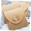 POPETPOP 50pcs Kraft Paper Envelopes with Heart Button Durable Cd Dvd Sleeves for Organized Storage Protective Media Envelopes for Photos and Home and Events view 3