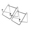 balacoo 2pcs Tablet Stand Ergonomic Riser Rotating Stand Raiser Risers Desk Notebooks Adjustable Notebook Aluminum Laptops Study for Holder Book Holder Iron Silver view 1