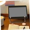 balacoo 2pcs Tablet Stand Ergonomic Riser Rotating Stand Raiser Risers Desk Notebooks Adjustable Notebook Aluminum Laptops Study for Holder Book Holder Iron Silver view 2