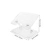 ARTIBETTER Acrylic Laptop Stand Height Multi-Function Tablet Riser for Desk Design for Optimal Viewing and Cooling for Gaming Reading and Typing view 2