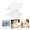 ARTIBETTER Acrylic Laptop Stand Height Multi-Function Tablet Riser for Desk Design for Optimal Viewing and Cooling for Gaming Reading and Typing view 3