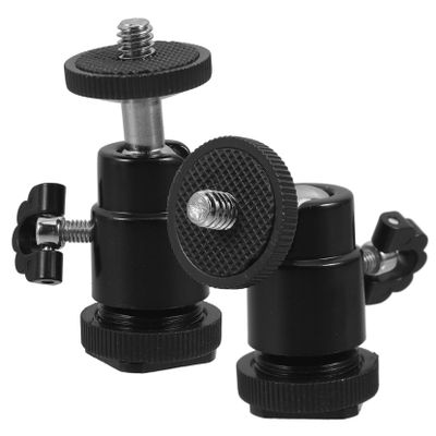 balacoo Aluminum Alloy Camera Tripod Mount Adapter Ball Head 360 Rotation Versatile Camera and Projector Stand Accessory