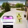 SANNCE PoE NVR 4K 8 Channel, 8MP CCTV Security Camera System with 4pcs 4K 8MP PoE IP Security Camera Outdoor Weatherproof Cameras with Smart IR LEDs, Night Vision, Motion Detection, One-Way Audio view 4
