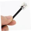 DOITOOL 4pcs Flexible Telephone Cord Easy Install Phone Cable for Landline Replacement Phone Cord view 4