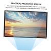POPETPOP 2pcs Inflatable Outdoor Projector Screen Practical Portable Silver Ticket Projector Screen for Outside Anti-Crease Great for Gaming Conference Rooms view 4