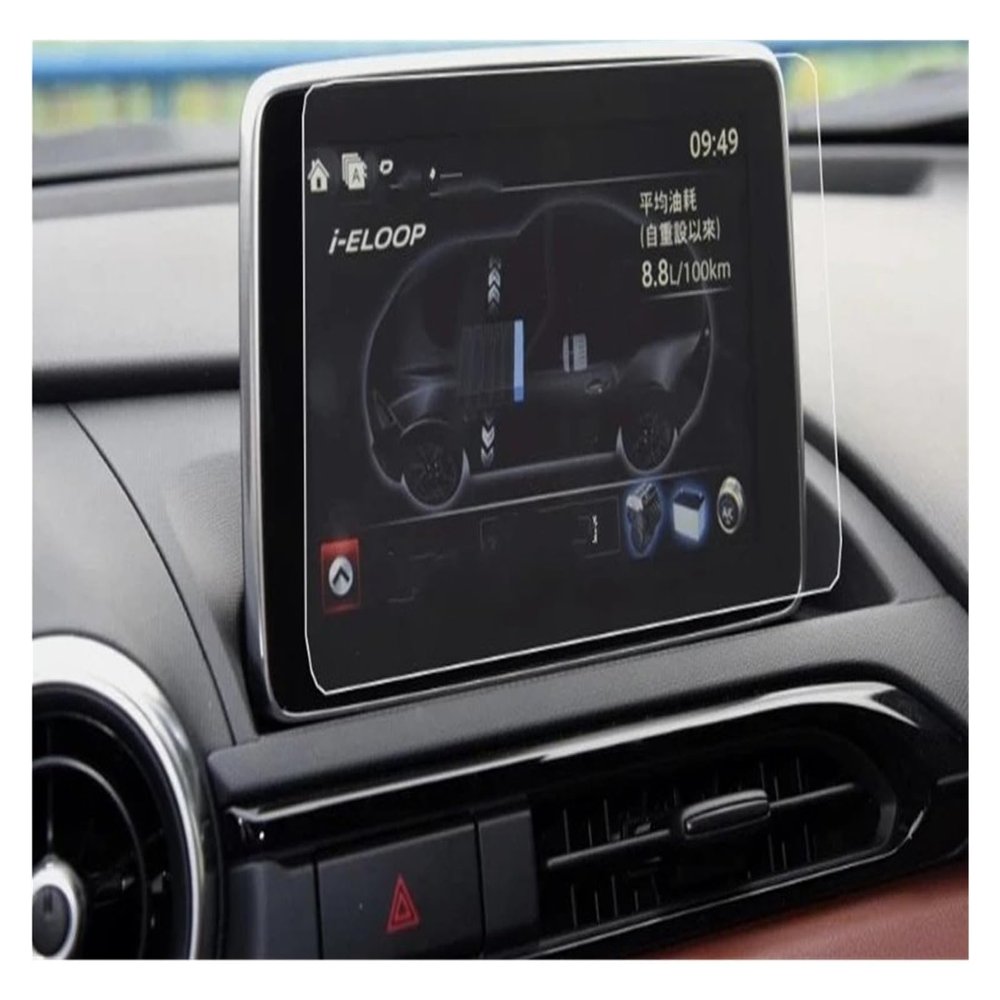 Car Navigation Film For Mazda CX-3 MX-5 2016-2019 7-inch Navigation Tempered Glass Car Infotainment Display In-Dash Center Screen Protector
