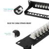 fyboptwu - 1U 48-core LC OM1 Fiber Panel for 19" Racks Mount, 1pack view 3