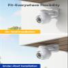SANNCE PoE NVR 4K 8 Channel, 8MP PT Security Camera System with 8pcs 4K 8MP PoE PT Dome Camera IP Security Camera Outdoor Night Vision 100ft Waterproof IP66 Indoor 350 Wide Angle view 4