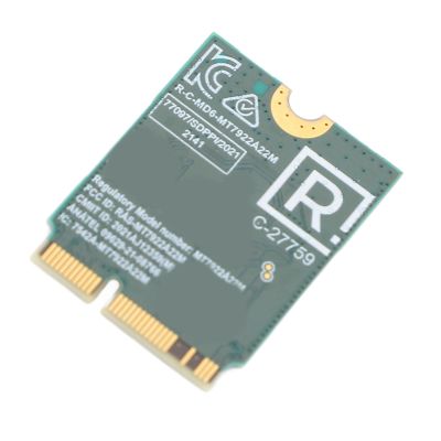 WiFi6E Tri Band Wireless Card - 5374Mbps M.2 Adapter with Bluetooth 5.2, 2 System Support - Easy Installation & Compact Design for PC Laptops