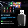 NaviCam Mini Wireless CarPlay Adapter for iPhone 2025 Upgraded, Plug & Play, No Latency, USB-A/C Support, Compatible with iOS 10+ & Cars 2016+ view 2