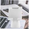 balacoo Multi-Angle Aluminum Desktop Tablet Stand with Sticky Base for Phones and E-Readers Adjustable Height Holder for Tablets Silver view 3