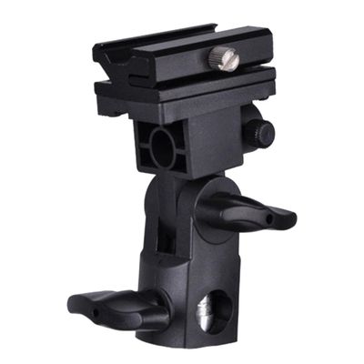 balacoo Light Stand Adapter Flash Mount Bracket Swivel Bracket for DSLR Camera Flash