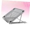 balacoo Adjustable Laptop Stand Cooling Base Portable Folding Notebook Holder for Desk Ergonomic Computer Bracket in Silver Gray view 2