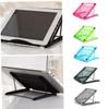 balacoo Adjustable Laptop Stand Cooling Base Portable Folding Notebook Holder for Desk Ergonomic Computer Bracket in Silver Gray view 4