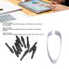 10Pcs Pen Nibs for CP1 & First Gen Pens  4096 Pressure Sensitivity, High Accuracy, Smooth Writing & Drawing, Sturdy Anti Scratch Tips with Tweezers, Black view 2