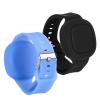2pcs Silicone Bracelets for Tile Mate 2024, Waterproof Protective Case Holder Accessories for Kids Teen Elderly (Blue, Black) view 1