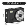 Mini Digital Camera Keychain Tiny Pixel Hd 1080p Retro Keychain Camera Micro Portable That Works Camera for Travel Study Recording (White 16G) view 3